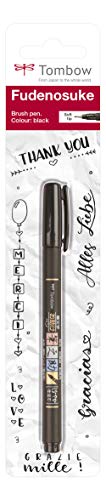 Tombow Fudenosuke Brush Pen - Soft - Black Body