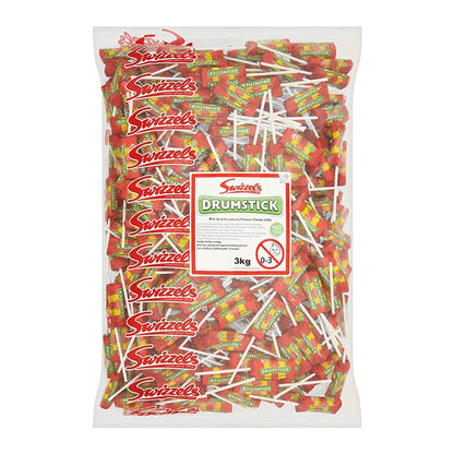 Swizzels Drumstick Lollies Sweets Bag 3kg - ONE CLICK SUPPLIES