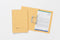 Guildhall Spring Transfer File Manilla 355x245mm 315gsm Yellow (Pack 50) - 348-YLWZ - ONE CLICK SUPPLIES