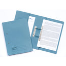 Guildhall Transfer Spring Transfer File Manilla Foolscap 315gsm Blue (Pack 25) - 349-BLUZ - ONE CLICK SUPPLIES