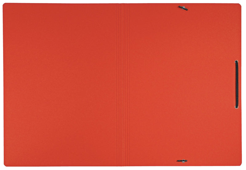 Leitz Recycle Card Folder With Elastic Band Closure A4 Red 39080025 - ONE CLICK SUPPLIES