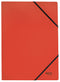 Leitz Recycle Card Folder With Elastic Band Closure A4 Red 39080025 - ONE CLICK SUPPLIES