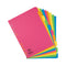 Elba Bright Coloured Card Dividers A4 Multipunched 10 Part 400008300 - ONE CLICK SUPPLIES