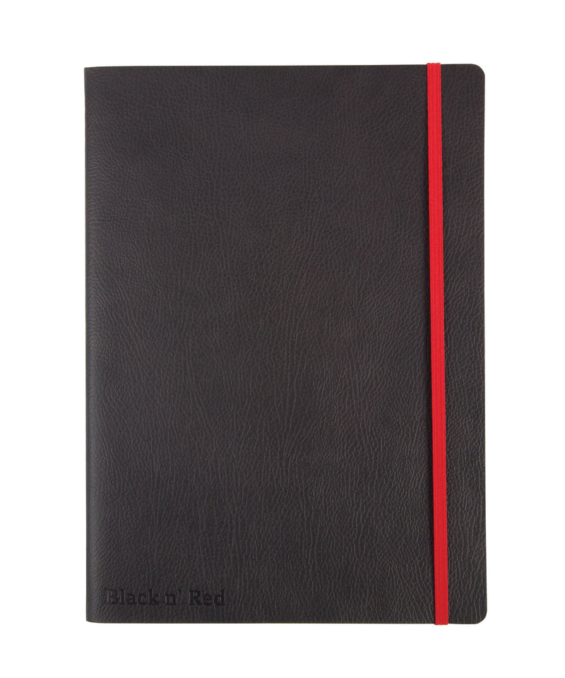 Oxford Black n Red Business Journal B5 Soft Cover Ruled & Numbered 144 Pages 400051203 - ONE CLICK SUPPLIES