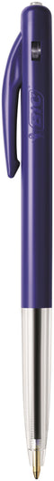 Bic M10 Clic Retractable Ballpoint Pen 1mm Tip 0.32mm Line Blue (Pack 50) - 1199190121 - ONE CLICK SUPPLIES