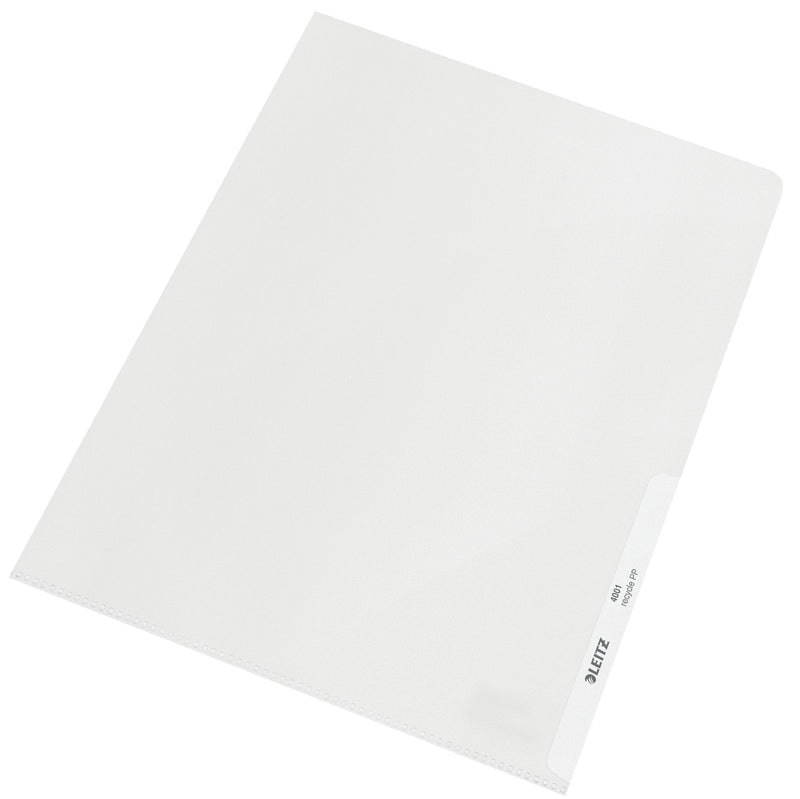 Leitz Recycle Folder A4 140 Micron (Pack 25) 40013003 - ONE CLICK SUPPLIES