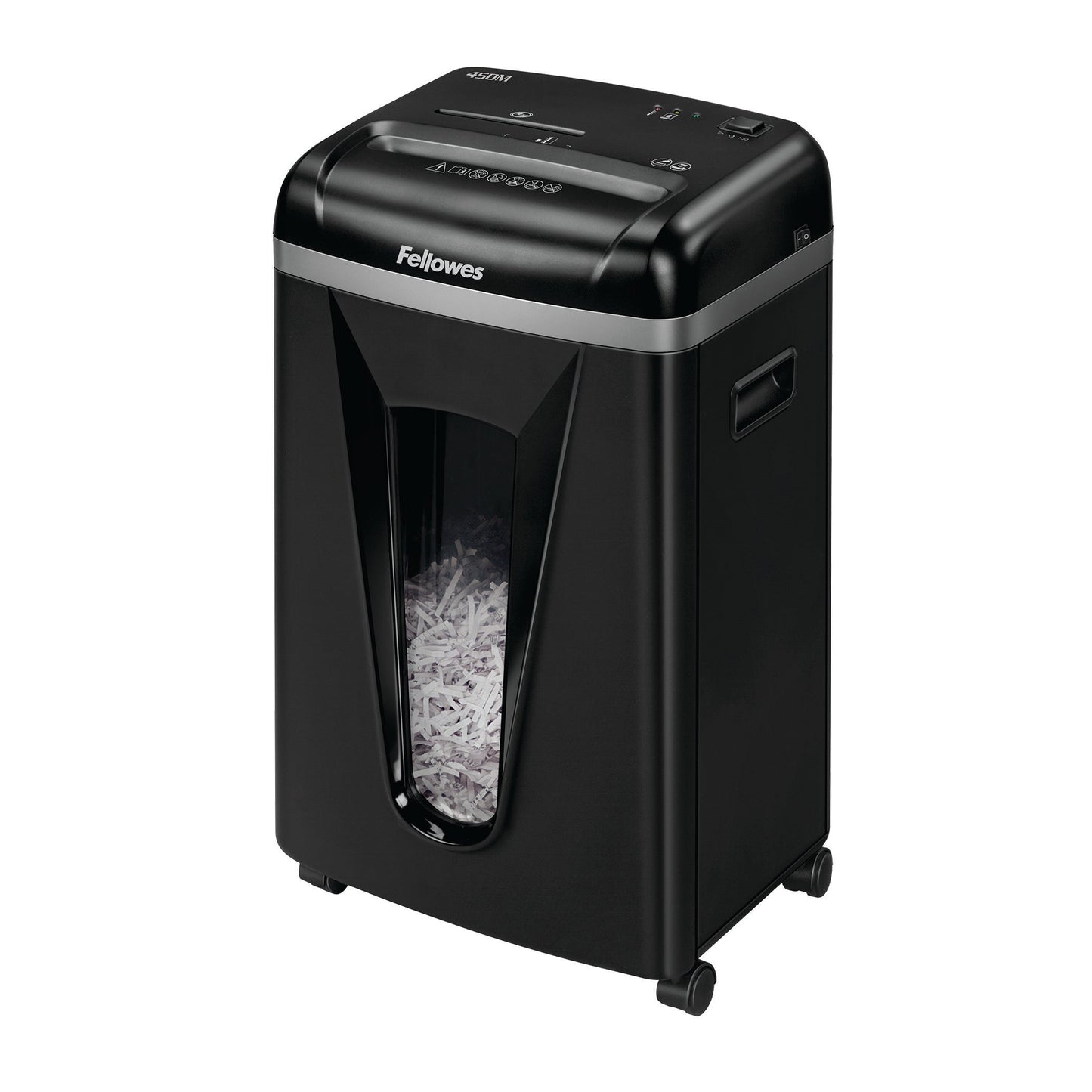 Fellowes Powershred 450M Micro Cut Shredder 22 Litre 9 Sheet Black 4074201 - ONE CLICK SUPPLIES