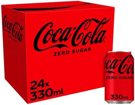 Coke Zero Soft Drink 330ml (Pack of 24)