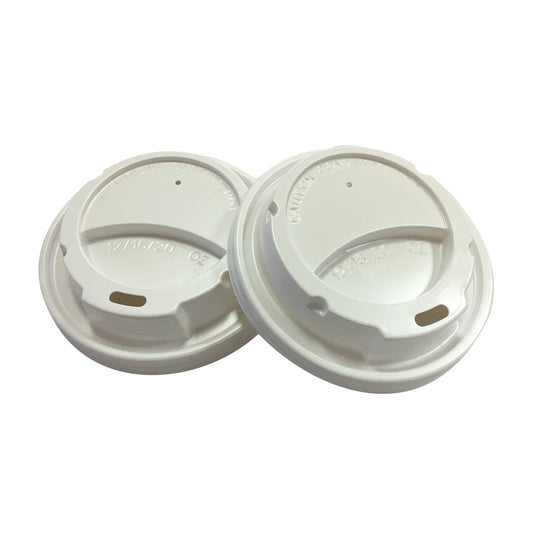 Belgravia 8oz/9oz White Sip Through Lids - ONE CLICK SUPPLIES