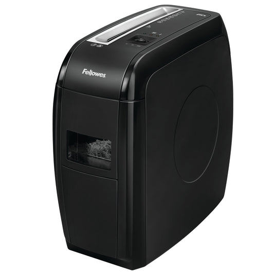 Fellowes 21Cs Cross Cut Shredder 15 Litre 12 Sheet Black 4360301 - ONE CLICK SUPPLIES