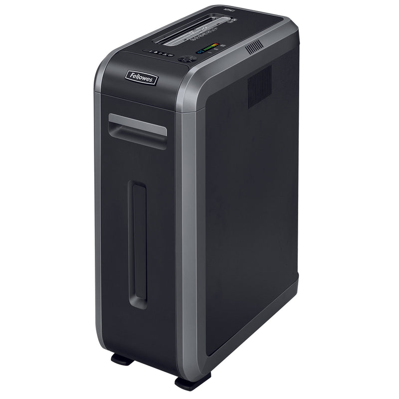 Fellowes Powershred 125Ci Cross Cut Shredder 53 Litre 18 Sheet Black/Grey 4612101 - ONE CLICK SUPPLIES