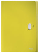 Leitz Recycle Polypropylene Expanding Concertina 5 Part File Yellow 46240015 - ONE CLICK SUPPLIES