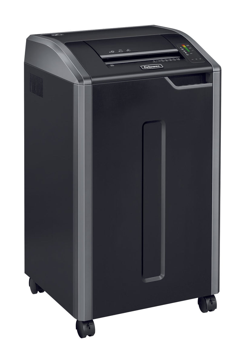 Fellowes Powershred 425i Strip Cut Shredder 114 Litre 40 Sheet Black/Grey 4698501 - ONE CLICK SUPPLIES