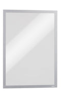 Durable Duraframe Magnetic Display Frame Self Adhesive A3 Silver (Pack 5) - 486823 - ONE CLICK SUPPLIES