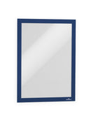 Durable Duraframe Magnetic Display Frame Self Adhesive A4 Blue (Pack 2) 487207 - ONE CLICK SUPPLIES