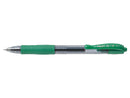 Pilot G-207 Retractable Gel Rollerball Pen 0.7mm Tip 0.39mm Line Green (Pack 12) - 41101204 - ONE CLICK SUPPLIES