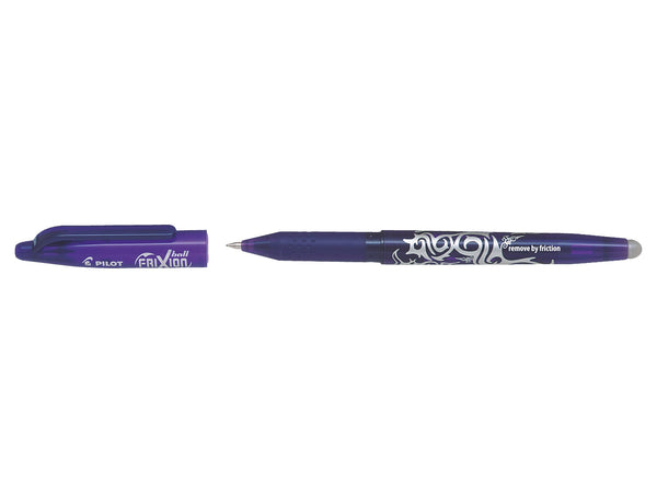 Pilot FriXion Ball Erasable Gel Rollerball Pen 0.7mm Tip 0.35mm Line Violet (Pack 12) - 224101208 - ONE CLICK SUPPLIES