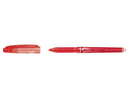 Pilot FriXion Point Erasable Gel Rollerball Pen 0.5mm Tip 0.25mm Line Red (Pack 12) - 227101202 - ONE CLICK SUPPLIES