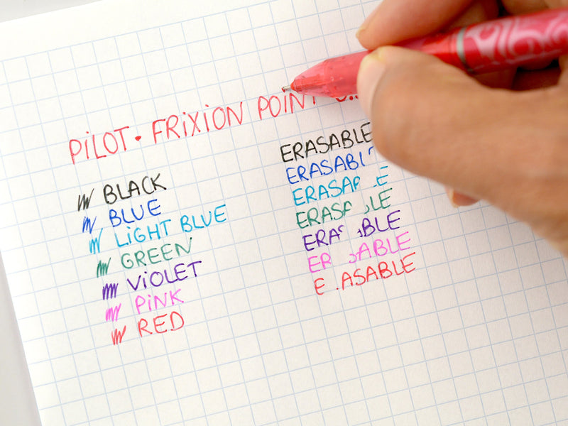 Pilot FriXion Point Erasable Gel Rollerball Pen 0.5mm Tip 0.25mm Line Red (Pack 12) - 227101202 - ONE CLICK SUPPLIES