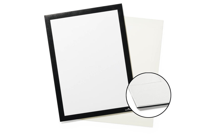 Durable Duraframe Grip Magnetic Display Frame Self Adhesive A4 Black - 496801 - ONE CLICK SUPPLIES