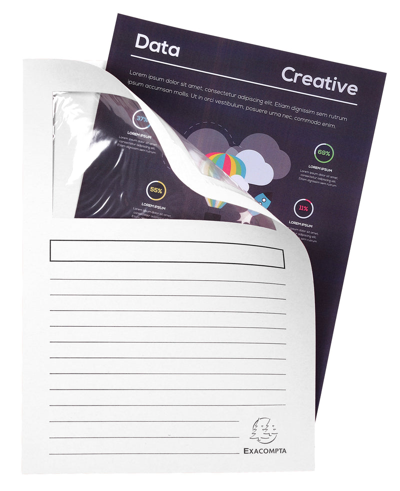 Forever Window Folder Manilla A4 120gsm Assorted (Pack 100) - 50100E - ONE CLICK SUPPLIES