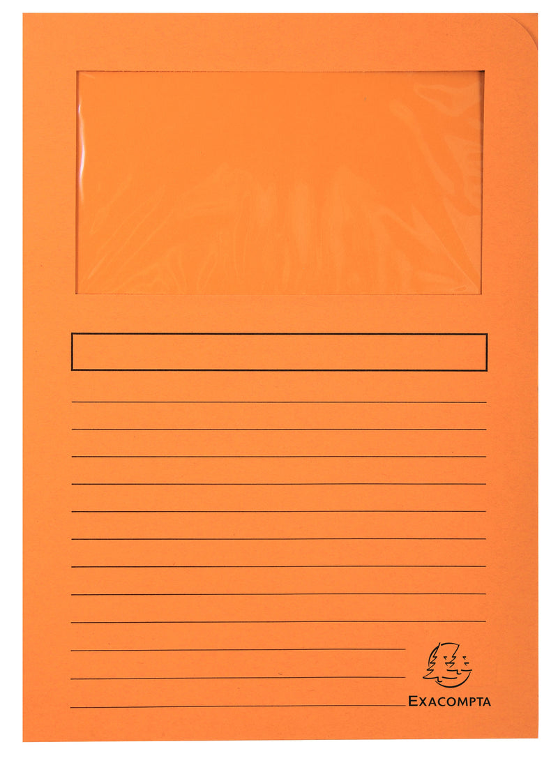 Forever Window Folder Manilla A4 120gsm Assorted (Pack 100) - 50100E - ONE CLICK SUPPLIES