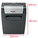 Rexel Momentum X308 Cross Cut Shredder 15 Litre 8 Sheet Black 2104570 - ONE CLICK SUPPLIES