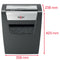 Rexel Momentum X410 Cross Cut Shredder 23 Litre 10 Sheet Black 2104571 - ONE CLICK SUPPLIES