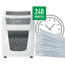 Leitz IQ Office Pro Cross Cut Shredder 30 Litre 22 Sheet White DS 80061000 - ONE CLICK SUPPLIES