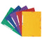 Europa 3 Flap Folder Manilla 240x320mm Elasticated 400gsm Assorted (Pack 10) - 55515E - ONE CLICK SUPPLIES