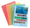 ValueX Cut Flush Folder A4 Grain Polypropylene Assorted (Pack 10) 56119E - ONE CLICK SUPPLIES