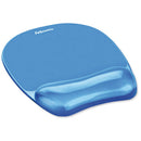 Fellowes Crystal Blue Mousepad and Wrist Rest Code 91141 - ONE CLICK SUPPLIES