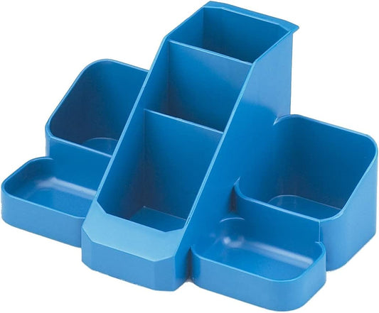 Avery Standard Range Desk Tidy (Blue) with 7 Compartments