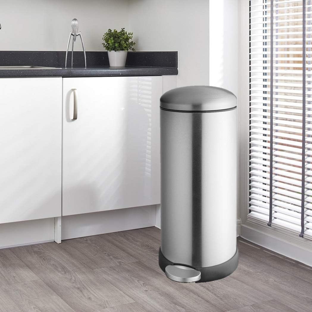 Addis Stainless Steel Soft Close Pedal Bin 30 Litre