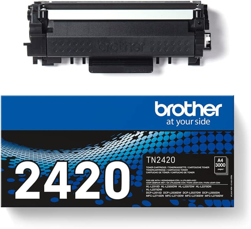 Brother TN-2420 (Yield: 3000 Pages) Black Toner Cartridge