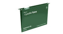 Rexel Crystalfile Extra A4 Suspension File Polypropylene 15mm V Base Green (Pack 25) 70634 - ONE CLICK SUPPLIES