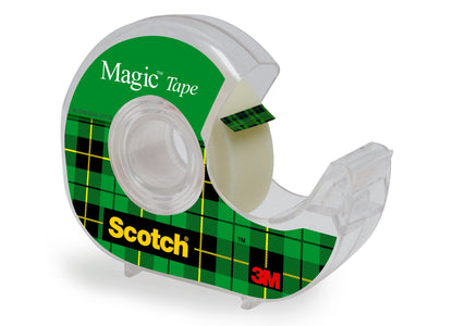 Scotch Magic Invisible Tape 19mm x 25m + Handheld Dispenser 7100088409 - ONE CLICK SUPPLIES