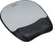 Fellowes Memory Foam Mouse Pad/Wrist Rest (Silver Streak)