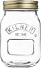 Kilner Round Glass Screw Top Lid Preservation Storage Jar, 1 L