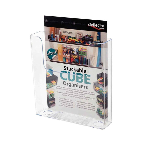 Deflecto A5 Portrait Flat Back Literature Holder - ONE CLICK SUPPLIES