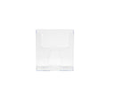 Deflecto Flat Back Literature Holder A4 Portrait Clear 76401 - ONE CLICK SUPPLIES