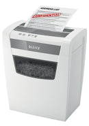 Leitz IQ Home Office Cross Cut Paper Shredder P4 23L White 80091000 - ONE CLICK SUPPLIES