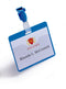 Durable Name Badge with Clip 60x90mm Blue (Pack 25) 810606 - ONE CLICK SUPPLIES