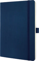 SIGEL CO327 Premium Notebook Lined, A5, Softcover, Blue - Conceptum