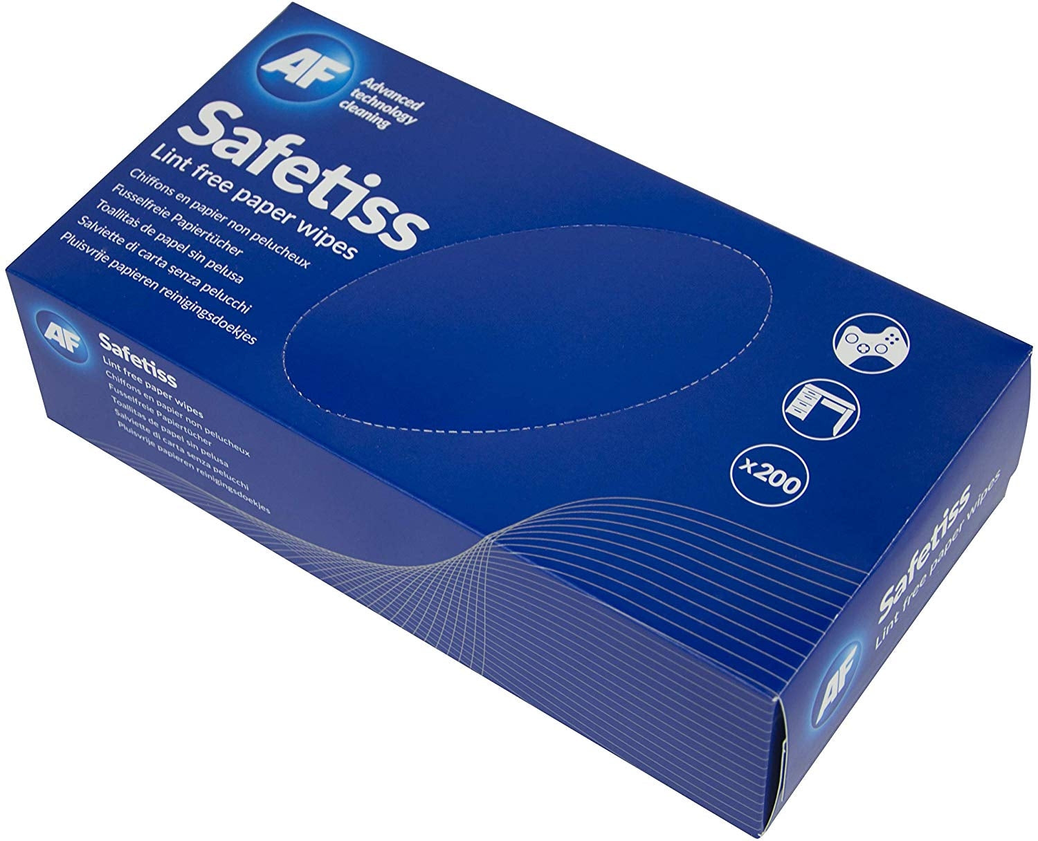 AF Safetiss Lint Free Paper Wipes Pack 200's - ONE CLICK SUPPLIES