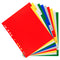 Exacompta Index 1-10 A4 Extra Wide 120 Micron Polypropylene Bright Assorted Colours - 84E - ONE CLICK SUPPLIES