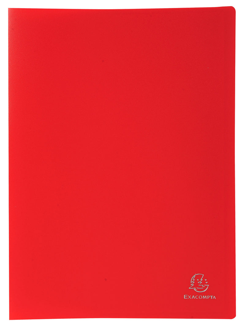 Exacompta A4 Display Book Soft Eco Polypropylene 40 Pocket Red - 8545E - ONE CLICK SUPPLIES