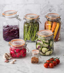 Kilner 2 Litre Square Glass Clip Top Preservation Storage Jar. - ONE CLICK SUPPLIES