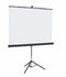 Bi-Office Portable Tripod Projection Screen 1750x1750mm Black Border Black Housing - 9D006021 - ONE CLICK SUPPLIES