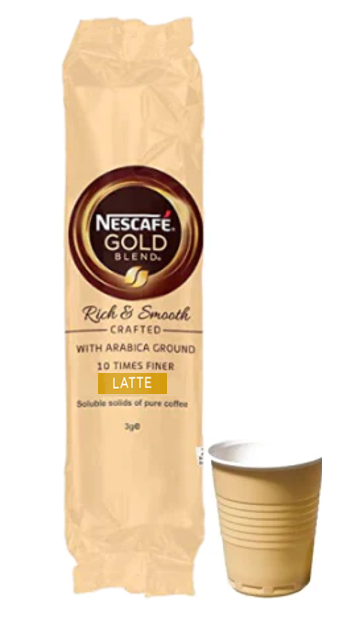 Nescafe Latte Gold Coffee In-Cup Vending 73mm (25 Cups)